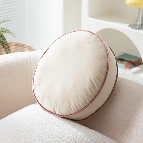 Nordic Minimalist Style Soft Round Cushion With Fillings Stuffed Floor Seat Mat Velvet Meditation Cushion Futon Throw Pillow
