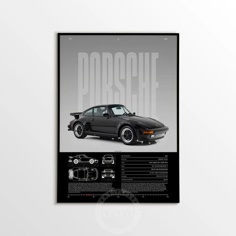 Minimalist 911 Turbo GT3-RS GT4 RS Hyper Car Sports Car Supercar Poster Canvas Painting Motosport Wall Art Pictures Home Decor