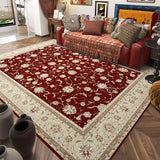 Carpet for Living Room Retro Bohemian Floral Abstract Large Area Rug Home Decoration Pastoral Ethnic Style Bedroom Mat ковер