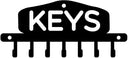 Decorative Metal Key Holder Wall Mounted Key Hooks Hanging Artwork Storage Rack Home Iron Art