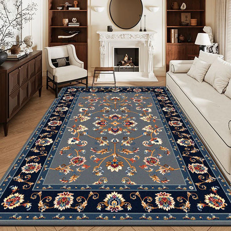 Retro Carpet for Living Room Persian Boho Decor for Room Balcony Rug Large Luxury Bed Room Decoration Home Mats Bedside