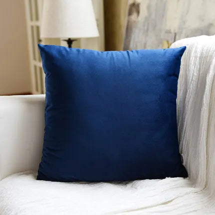 Velvet Cushion Cover Solid Color Throw Pillow Covers for Living Room Sofa Decorative Pillow Home Decor Pillowcase