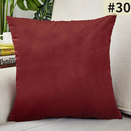 Velvet Cushion Cover Solid Color Throw Pillow Covers for Living Room Sofa Decorative Pillow Home Decor Pillowcase
