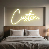 Custom LED Neon Sign Personalized Name Light for Kid Teens Bedroom Unique Gift with Customizable Designs for Trendy Wall Decor