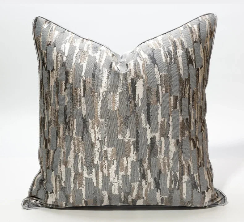 40 Style High Grade Cushion Cover 30x50/45x45/50x50CM Light Luxury Jacquard Pillowcase Champagne Blue Home Hotel Bed Sofa Decor