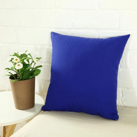 Candy Color Cushion Cover Solid Color Pillow Case Cover Decorative Pillowcase Seat Car Cushion Cover Pillow Case Home Supply