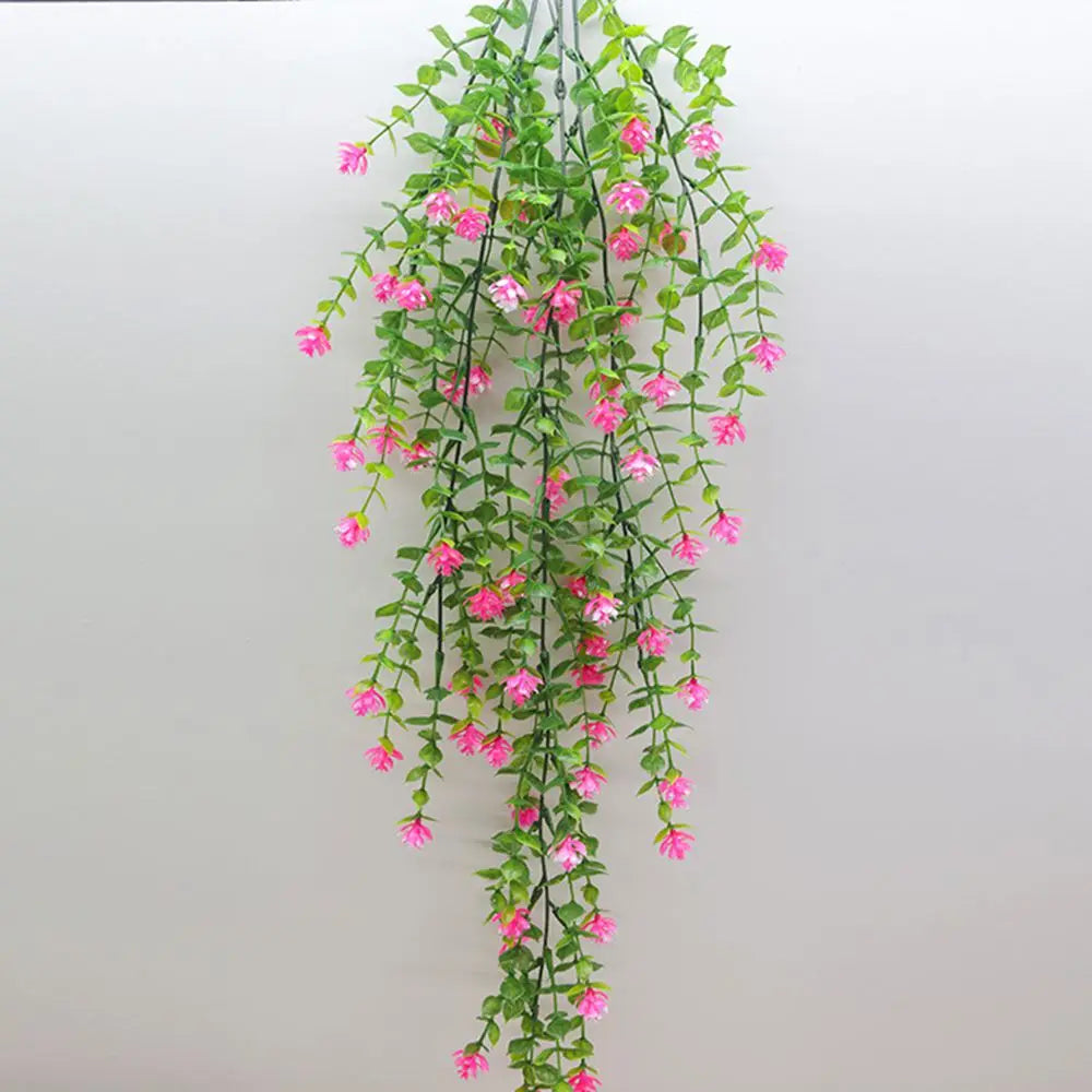 Artificial Plant Eucalyptus Camellia Plastic Wedding Festival Arch Wall Home Room Outdoor Garden Hanging UV Protection DIY Gifts