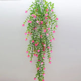 Artificial Plant Eucalyptus Camellia Plastic Wedding Festival Arch Wall Home Room Outdoor Garden Hanging UV Protection DIY Gifts