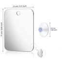 Big Size Acrylic Mirror Bathroom Tools Shower Shaving Washroom Accessories Fogless Fog Free Travel Mirror Unbreakable