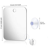 Big Size Acrylic Mirror Bathroom Tools Shower Shaving Washroom Accessories Fogless Fog Free Travel Mirror Unbreakable
