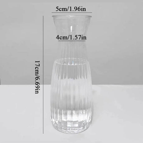 Nordic Transparent Plastic Vase Flower Arrangement Container Creative Hydroponic Plant Flower Vases Home Living Room Desk Decor