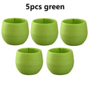 5/10/20pcs Mini Flower Pots for Succulents Small Plants DIY Interchangeable Planters with Drainage Hole Water Reservoir JXB