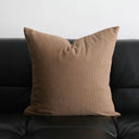 Brown Maillard Cushion Cover Modern Striped Design Decorative Pillow Covers Square Sofa Headboard Pillowcase Home Decor