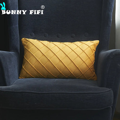 Dutch Velvet Handmade Waist Cushion Cover Ultra Soft Soft Plush Pillowcase  Decorative Pillow For Sofa Bedroom Living Room