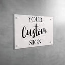 Business Customized Acrylic Perspex Plates, Number Decorative House Signs, Logo Beauty Salon Nails Studio Wall Aesthetic Decor