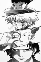 Hunter X Hunter Japanese Classic Anime Poster Killua Zoldyck Wall Art Pictures Canvas Painting Home Kids Room Decor Gift