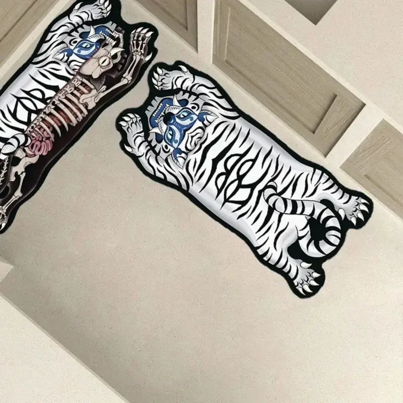 VIKAMA Tiger Diatomite Kitchen Carpet Thickened Oil-resistant Dirty-drying Floor Mats Bathroom Balcony Entrance Non-slip Mats