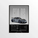Minimalist 911 Turbo GT3-RS GT4 RS Hyper Car Sports Car Supercar Poster Canvas Painting Motosport Wall Art Pictures Home Decor