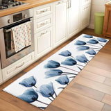 Bohemian Flower Runner Rugs Colorful Floral Pattern Carpet Fresh Natural Design Long Floor Mat for Bedroom Kitchen Laundry Room