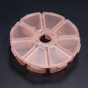 1 Pc Plastic Jewelry Box 5-28 Compartment Slot Organizer Storage Beads Container Adjustable Jewelry Storage Box Rectangle Case