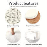 VIKAMA Modern Cigarette Shaped Floor Mat Living Room Bedroom Resting Area Soft and Machine Washable Home Decoration