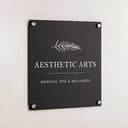Business Customized Acrylic Perspex Plates, Number Decorative House Signs, Logo Beauty Salon Nails Studio Wall Aesthetic Decor