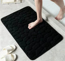 Cobblestone Embossed Bathroom Bath Mat Non-slip Carpets In Wash Basin Bathtub Side Floor Rug Shower Room Doormat Memory Foam Pad