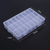 1 Pc Plastic Jewelry Box 5-28 Compartment Slot Organizer Storage Beads Container Adjustable Jewelry Storage Box Rectangle Case