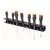 1 Piece Suitable For Garage Wall Mounted Multifunctional Tool Management Metal Screwdriver And Pliers Storage Rack