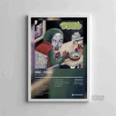 MF Doom Comic Album Poster Aesthetic Rapper Hip Hop Rock Music Band MM Food Mask Canvas For Wall Art Room Decor Home Decoration