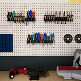 1 Piece Suitable For Garage Wall Mounted Multifunctional Tool Management Metal Screwdriver And Pliers Storage Rack