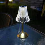 Vintage Crystal LED Desk Lamp, USB Charging, Suitable for Bedrooms and Living Rooms, Easily Creating a Warm Atmosphere