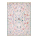 Living Room Carpet Non-slip Soft Machine Washable Floor Mat Bohemian Pink Floral Rug Bedroom Home Decoration Mats Washable Rugs