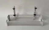 1PCS No Drill Steel Desk Cable Organizer under Desk Cable Management Tray Wire Management Rack for Office Desk
