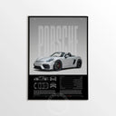 Minimalist 911 Turbo GT3-RS GT4 RS Hyper Car Sports Car Supercar Poster Canvas Painting Motosport Wall Art Pictures Home Decor