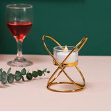 Metal Candlestick Holder Iron Candle Holders for Romantic Candlelight Dinner Props Table Decoration Retro Bedroom  Ornaments