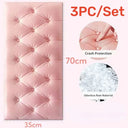 70X35CM 3PCS/SET 6PC/SET Self-adhesive 3D Brick Wallpaper PE Foam Wall Panels Stickers Waterproof Wallpaper Home Decoration