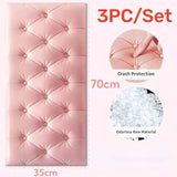70X35CM 3PCS/SET 6PC/SET Self-adhesive 3D Brick Wallpaper PE Foam Wall Panels Stickers Waterproof Wallpaper Home Decoration