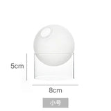 Mini Round Flower Vase Hydroponic Container Micro Landscape Glass Ecological Bottle Borosilicate Glass Bottle With Home Decorate