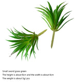 12pcs PVC Succulents Plants Green Faux Succulent Plant for Home Garden Small Bonsai Decor Flower Desktop Plants