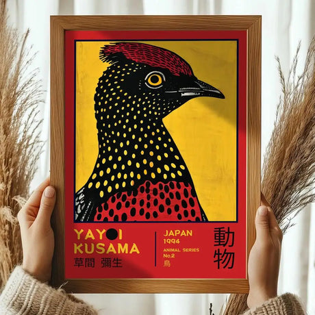 Japanese Yayoi K_Kusama Abstract Canvas Prints Poster Japandi Vintage Animal Aesthetics Art Prints Bedroom Wall Art Home Decor