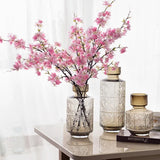 Artificial Cherry Blossom Branches, Silk-Like Plastic Flowers for Wedding Arch, Party & Home Decoration