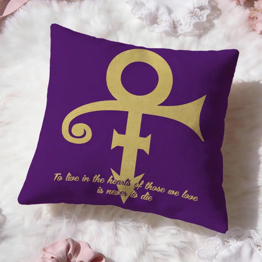 Funny P-Prince Singer Cushion Cover Premium Comfort Reversible Pillow Cove -Two in One Design for Any Room & Car Interior