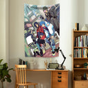 Japanese Anime Tapestry Dramatics Game Murders Flag Home Decoration Living Room Bedroom Backdrop Cloth Festival Gifts