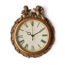 European Retro Living Room Decoration Wall Clock American Classical Nostalgic Wall Clock Restaurant Angel Clock Ornaments Gift