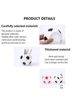 6 Creative Football-Shaped Pen Holders, Multifunctional Plastic Pen Holders for Students and Office Use, Football Pen Holders, Student Pen Holders, Plastic Storage Pen Holders, Room Decoration, Storage, Office Decoration, Bac