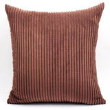Supersoft Corduroy Cushion Cover Home Decor Pillow Covers Plain Striped Throw Pillow Case for Sofa Bed Living Room Decoration
