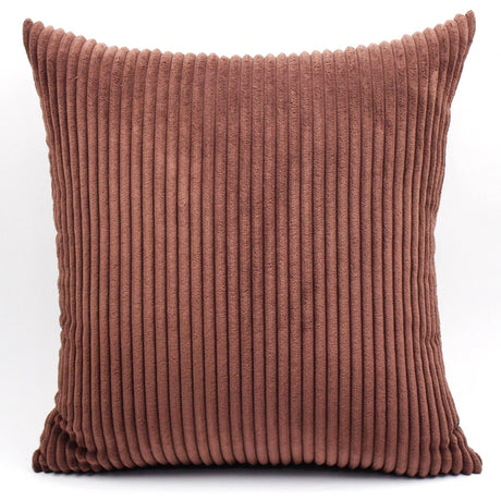 Supersoft Corduroy Cushion Cover Home Decor Pillow Covers Plain Striped Throw Pillow Case for Sofa Bed Living Room Decoration
