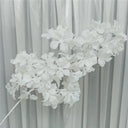 90cm Silk Hydrangea White Branch Drifting Snow Gypsophila Artificial Flowers Cherry Blossoms Wedding Arch Decorate Fake Flower