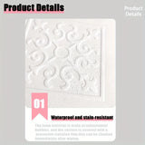 20pcs 3D Ceiling Wallpaper self adhesive wall decor Waterproof foam Design Sticker for bedroom wall sticker paper